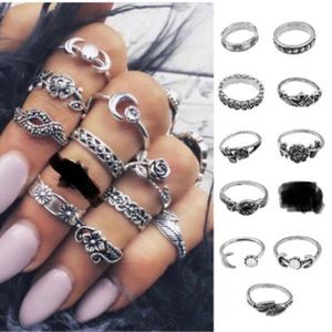 10 Piece Boho Ring Lot